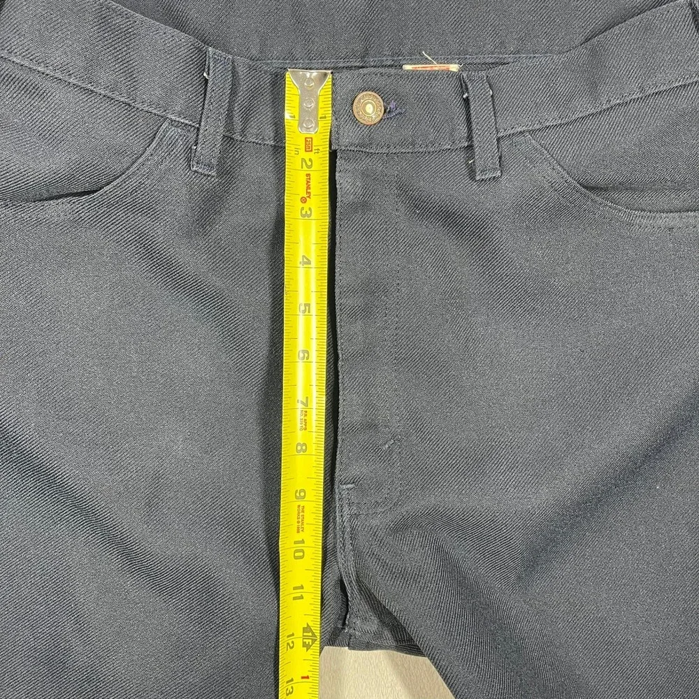 Levi's Slacks Mens 36(34)x30 Navy Blue Vintage Dacron Polyester Pants USA READ